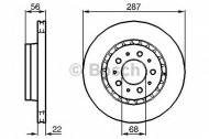 Тормозной диск BOSCH 0 986 478 388