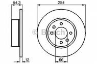 Тормозной диск BOSCH 0 986 478 390