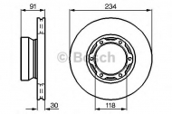 Тормозной диск BOSCH 0 986 478 407