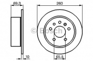 Тормозной диск BOSCH 0 986 478 430