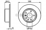 Тормозной диск BOSCH 0 986 478 436