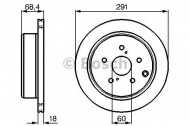Тормозной диск BOSCH 0 986 478 443