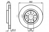 Тормозной диск BOSCH 0 986 478 454