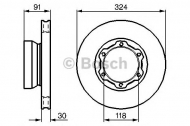 Тормозной диск BOSCH 0 986 478 457