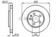 Тормозной диск BOSCH 0 986 478 482
