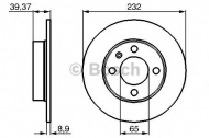 Тормозной диск BOSCH 0 986 478 492