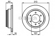 Тормозной диск BOSCH 0 986 478 496