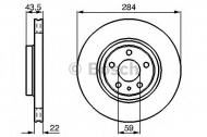 Тормозной диск BOSCH 0 986 478 521