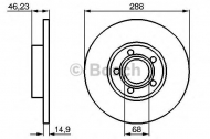 Тормозной диск BOSCH 0 986 478 545