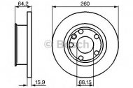Тормозной диск BOSCH 0 986 478 547