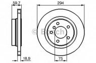 Тормозной диск BOSCH 0 986 478 570