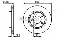 Тормозной диск BOSCH 0 986 478 571