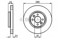 Тормозной диск BOSCH 0 986 478 590