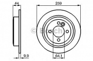 Тормозной диск BOSCH 0 986 478 601