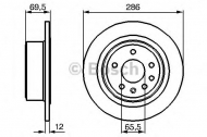 Тормозной диск BOSCH 0 986 478 609