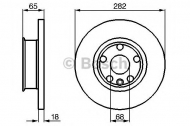Тормозной диск BOSCH 0 986 478 613