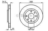 Тормозной диск BOSCH 0 986 478 618