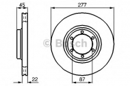 Тормозной диск BOSCH 0 986 478 635