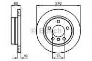 Тормозной диск BOSCH 0 986 478 642