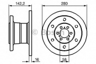 Тормозной диск BOSCH 0 986 478 649
