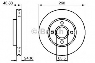 Тормозной диск BOSCH 0 986 478 671