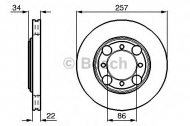Тормозной диск BOSCH 0 986 478 675