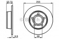 Тормозной диск BOSCH 0 986 478 704