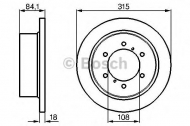 Тормозной диск BOSCH 0 986 478 713