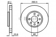 Тормозной диск BOSCH 0 986 478 730