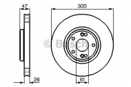 Тормозной диск BOSCH 0 986 478 743