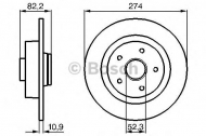 Тормозной диск BOSCH 0 986 478 744