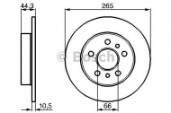 Тормозной диск BOSCH 0 986 478 757