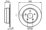Тормозной диск BOSCH 0 986 478 771