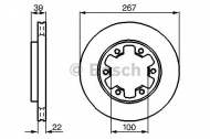 Тормозной диск BOSCH 0 986 478 806