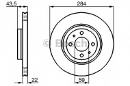 Тормозной диск BOSCH 0 986 478 810