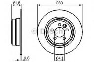 Тормозной диск BOSCH 0 986 478 837