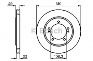 Тормозной диск BOSCH 0 986 478 839