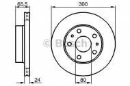 Тормозной диск BOSCH 0 986 478 842