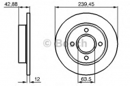 Тормозной диск BOSCH 0 986 478 856