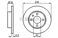 Тормозной диск BOSCH 0 986 478 859