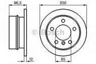 Тормозной диск BOSCH 0 986 478 863