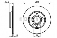 Тормозной диск BOSCH 0 986 478 871
