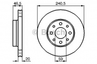 Тормозной диск BOSCH 0 986 478 878