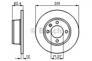 Тормозной диск BOSCH 0 986 478 879
