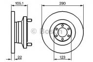 Тормозной диск BOSCH 0 986 478 885