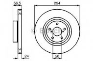 Тормозной диск BOSCH 0 986 478 977
