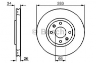 Тормозной диск BOSCH 0 986 478 979