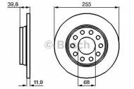 Тормозной диск BOSCH 0 986 478 987