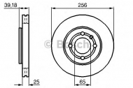 Тормозной диск BOSCH 0 986 479 054