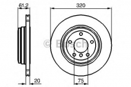 Тормозной диск BOSCH 0 986 479 056